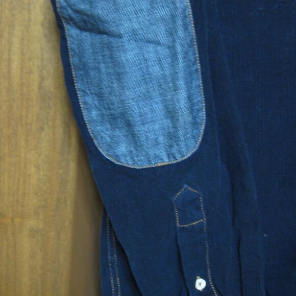 Ted Baker Navy Blue Corduroy button-up shirt, Mens size 4 (medium) - Picture 5 of 7